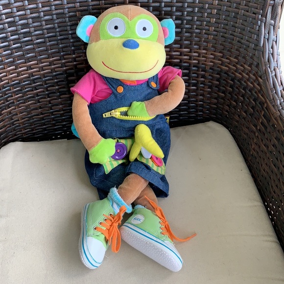 ALEX Discover Learn To Dress Monkey & Kids Sandles - Picture 16 of 16